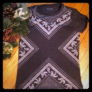 AllSaints t-shirt, grey & white